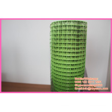 welded mesh / green pvc coating wire mesh / Vinyl coated 1/4" welded wire